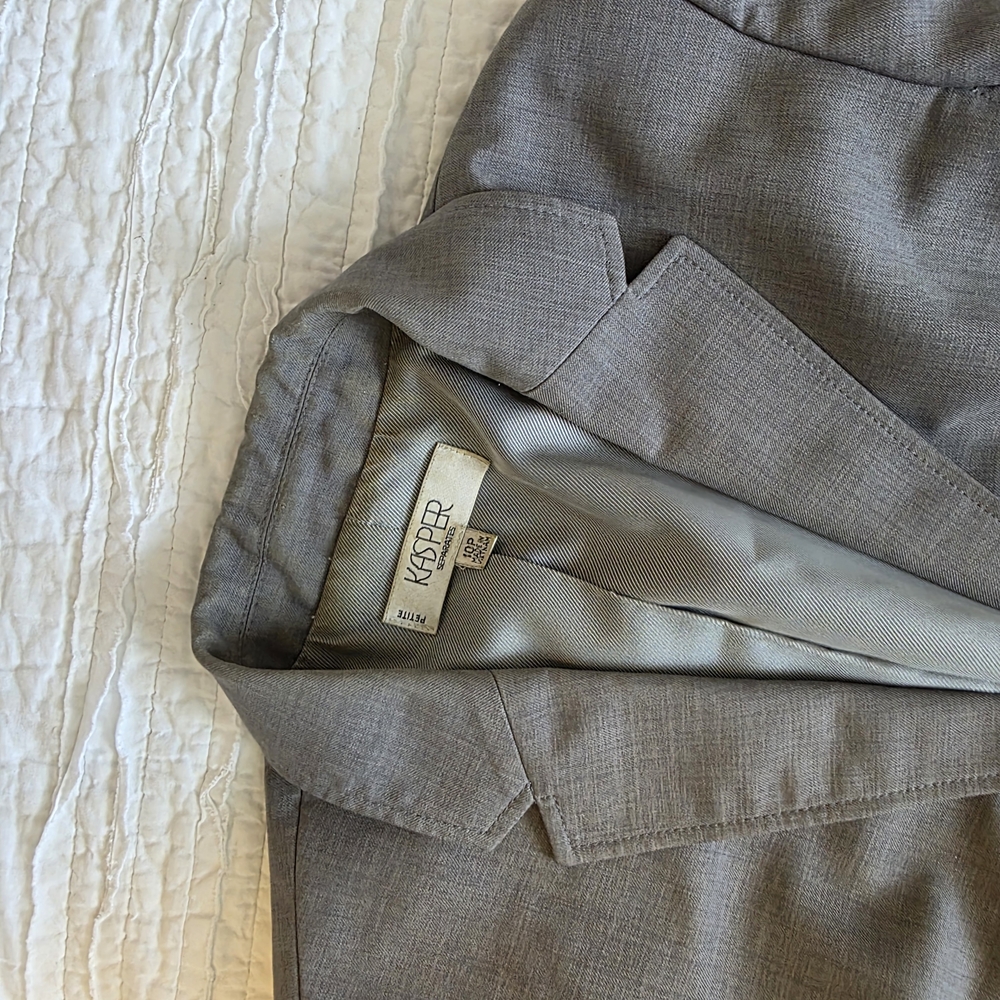 Gray Blazer Jacket - image 2